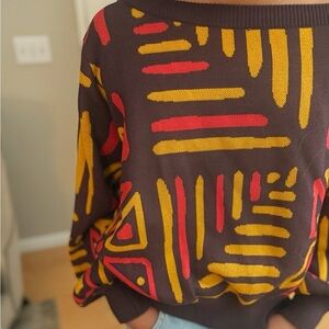Colorful Geometric Women's Sweater